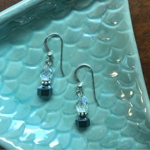 SILPADA - Crystal and Hematite Earrings